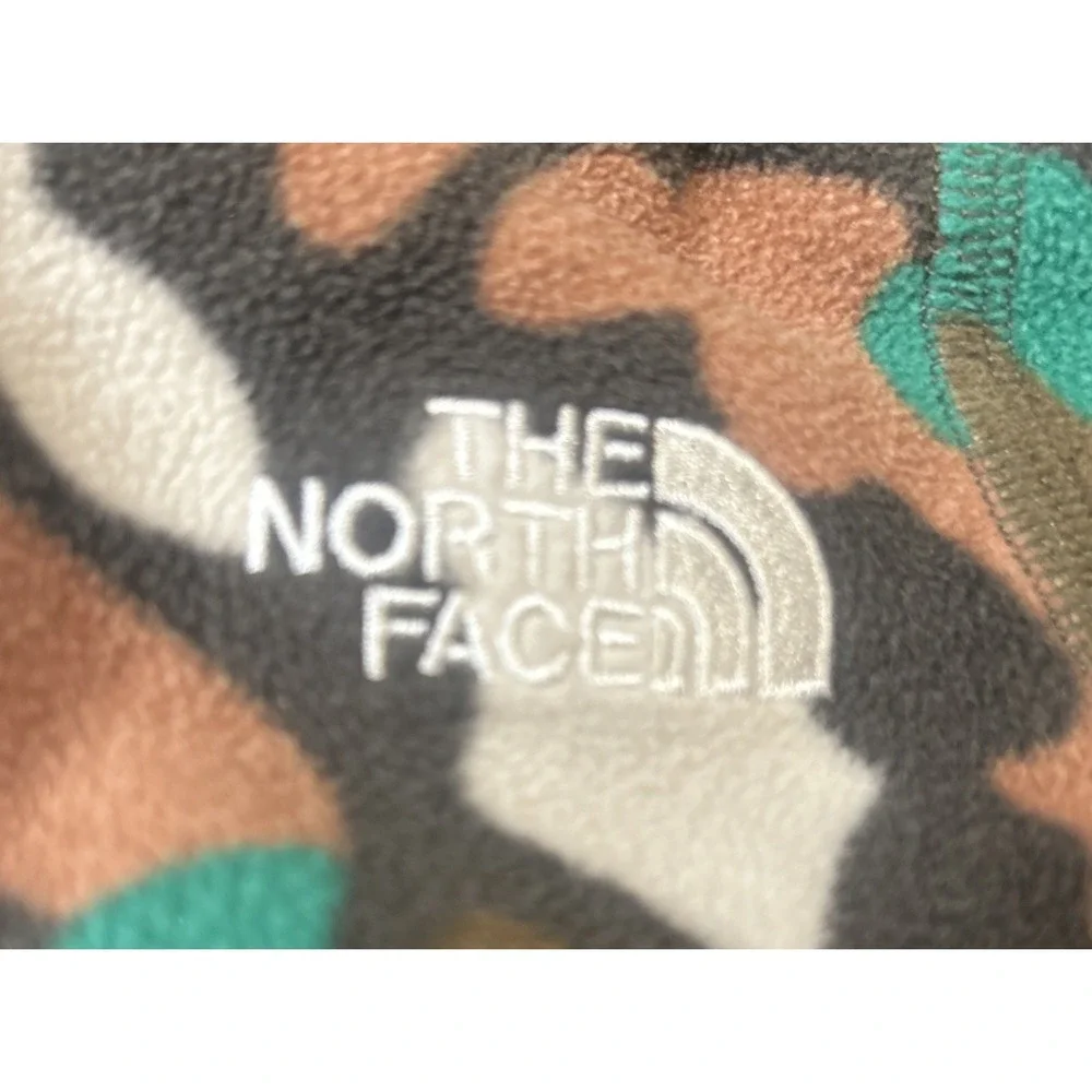 The north face baby camouflage jacket size 6-12 months Fleece‎ Coat Green Brown